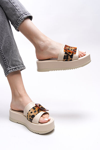 Riccon Papuci de damă Yinqirelle bej - 001275   Model