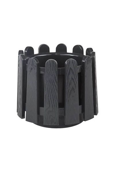 Homelux Fence pot, 6.6 l, UV treated, black, polypropylene