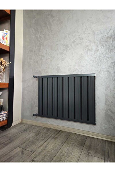 ALURAD Alüminyum Panel Radyatör Klasik Model 525 Mm X 6 Dilim Ral 7016 Antrasit Gri