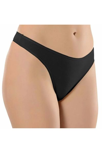Belinay Pachet economic pentru femei negre - 50% modal, 40% bumbac, 10% Lyrca, 12 buc.