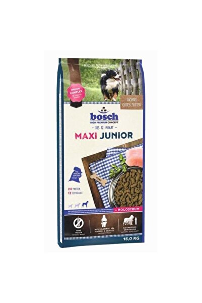 Bosch Junior Maxi Tavuk Etli Büyük Irk Yavru Köpek Maması 15 Kg
