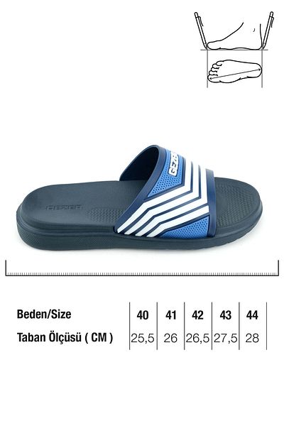 GEZER Men's Summer Eva Suitable for Wet Floor Daily Home Garden Pool Bathroom Slippers