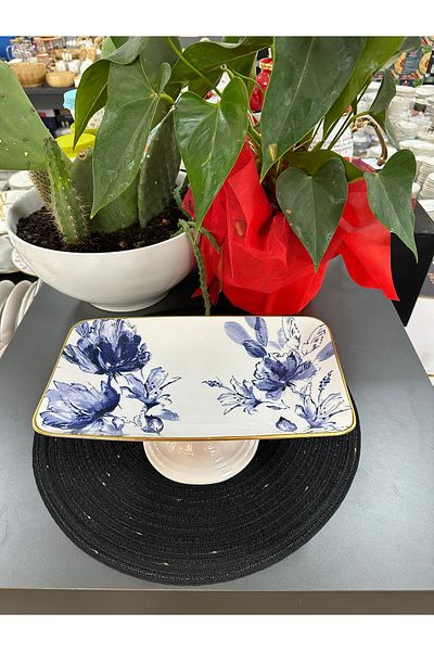 ACAR Freesia Ceramic Presentation Plate 28 cm