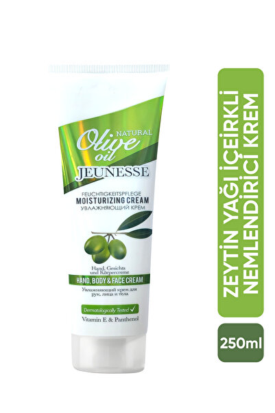 Jeunesse Zeytinyağı Özlü Nemlendirici El / Yüz / Vücut Kremi 250 ml
