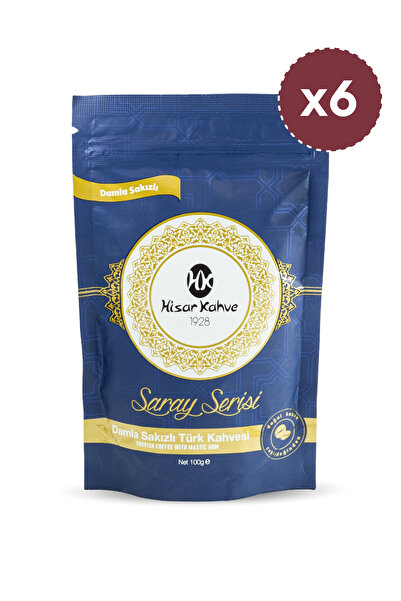 Hisar Kahve Hisar Saray Serisi Damla Sakızlı 100g (x6)