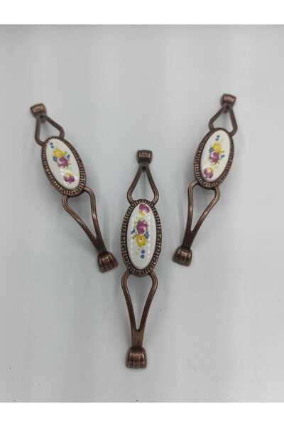YAREN METAL MOBİLYA AKSESUARLARI Secil D2 128mm Antique Copper