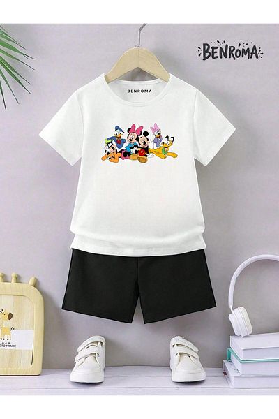 BENROMA Unisex Παιδικό Σετ Σορτς - Character Printed