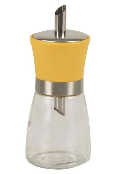SİHİRLİ AYAKLAR Yellow Pour and Pour Sugar Bowl - Glass Powder 18 cm