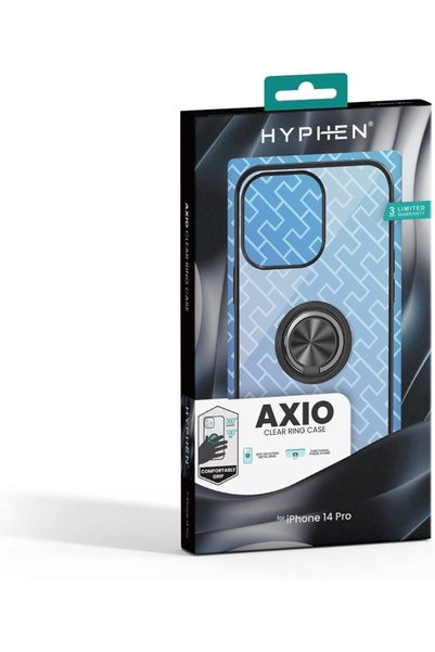 HYPHEN AXIO Ring Case | 360 Rotatable Kickstand Feature, Snaps to Most Magnetic Car Mounts