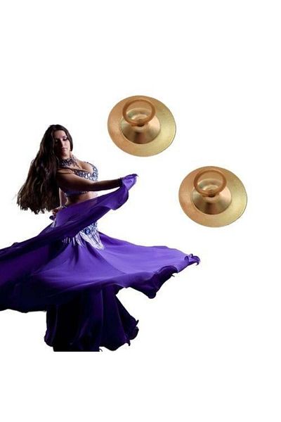 Sounders Professional Sound Systems Metal Finger Bell Tarkan Bell Dancer Bell Game Bell (2 Pieces)