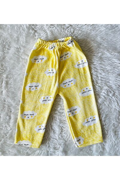 anne dokunuşu gibi KUZUM BEBE Sarı Bulutlu Komple Çıtçıtlı Kız Erkek Bebek Takım