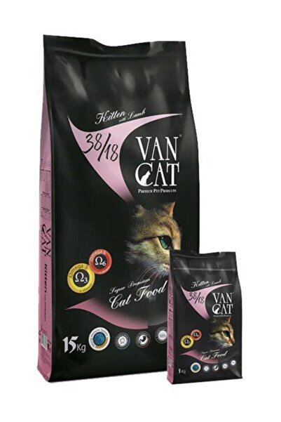 Bentaş Van Cat Van Cat Kuzulu Pirinçli Yavru Kedi Maması 15 Kg