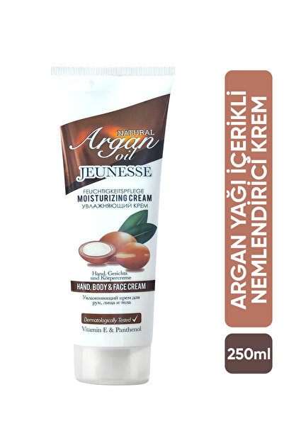 Jeunesse Argan Özlü Nemlendirici El / Yüz / Vücut Kremi 250 ml