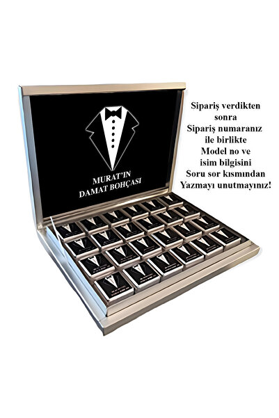 Blackeye The Essence of Chocolate Damat Bohçası Çikolatası 72 Adet Madlen Çik...