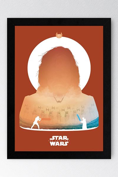 Saturn Pictură înrămată Star Wars - Pictură poster Space Wars Fim