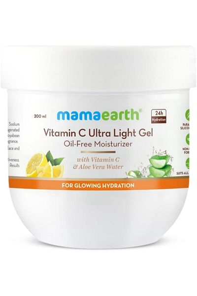 Mamaearth Vitamin C Ultra Light Gel Oil-Free Moisturizer 200 ml