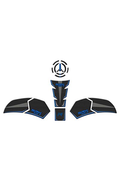 gogo premium RKS SRK 125 R 2023 - 2025 UYUMLU TANK PAD SET 002