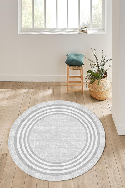 Zeria Home Washable Non-Slip Base Printed Cutting Carpet Runner Kitchen Carpet