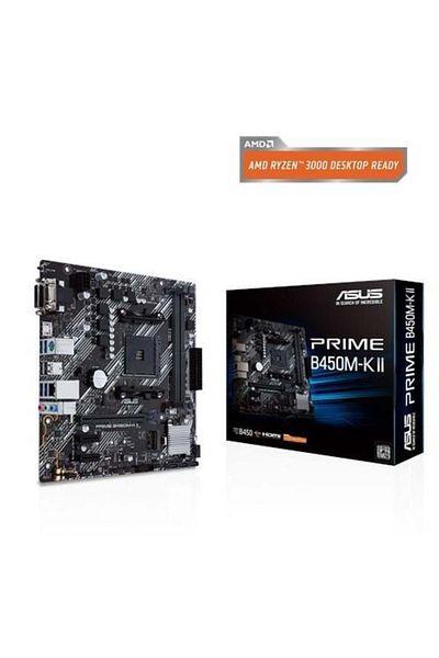 ASUS Prime B450M-K Ii Ddr4 M2 Pcie Nvme Dvi Pcie 16X V3.0 Am4 Matx