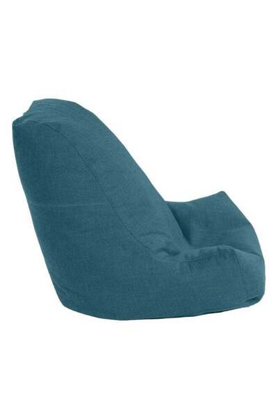 House One Linen Bean Bag Chair with Filing EPS beads 70x70x90 cm - Turquoise