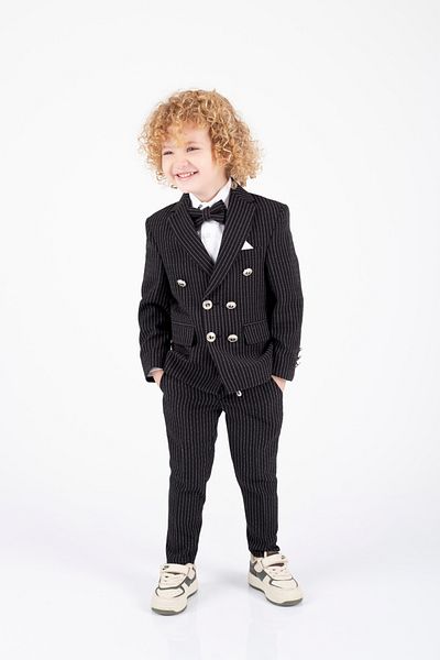 Zaziko Kids Boy's Jacket Shirt Pants Set Te.1001Y-Z Time Set