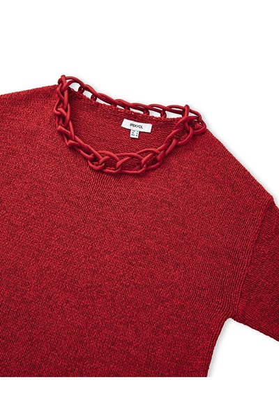 İpekyol Biye aplikeli triko