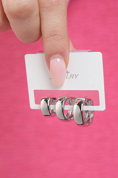 Jack Ferrero أقراط نسائية من الفولاذ بحجر الزركون لا تفقد اللون