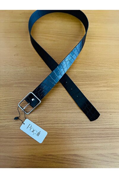 Paçuli Moda Square Buckle Belt