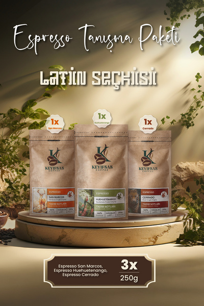 Keyifsas Coffee Tanışma Paketi (Latin Seçkisi) 3x250 Gr - Huehuetenango, San ...
