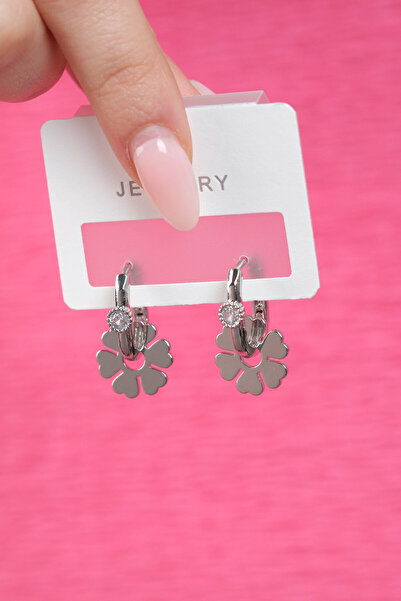 Jack Ferrero أقراط نسائية من الفولاذ بحجر الزركون لا تفقد اللون