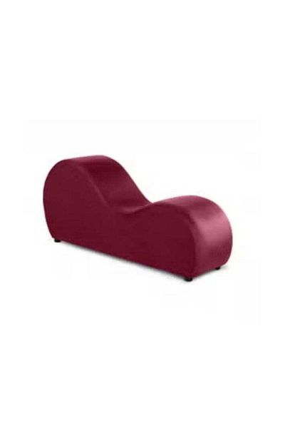 soufa dibaj Small Romantic Chaise Longue Luxury Solid Pattern Of Velvet Fabric - Burgundy -170x70x40cm