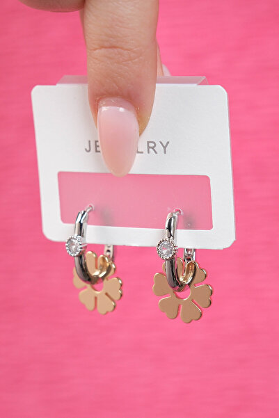 Jack Ferrero KADIN ZİRKON TAŞLI ÇELİK KÜPE RENK ATMAZ