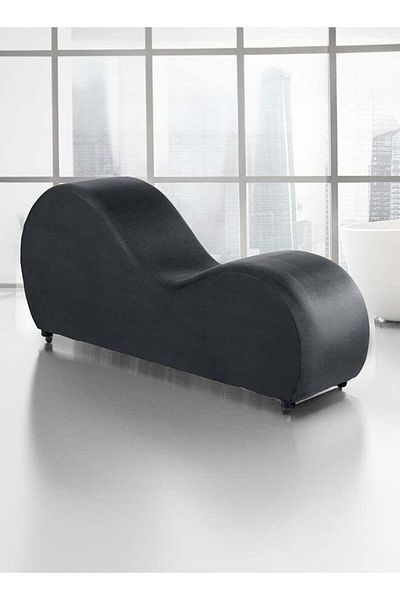 soufa dibaj Small Romantic Chaise Longue Luxury Solid Pattern Of Velvet Fabric - Dark Grey -170x70x40cm