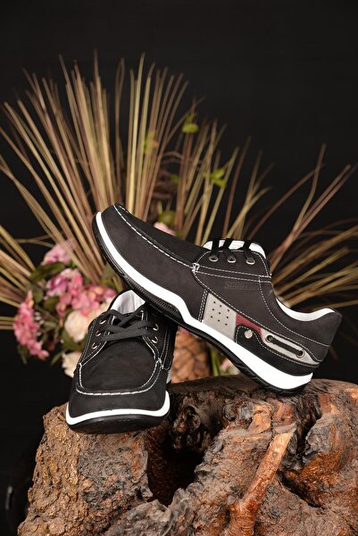 Scooter Men's Summer - 100% Genuine Leather, Anti-Sweat, Orthopedic Sole, Comfortable Ultra-Light Casual Shoes