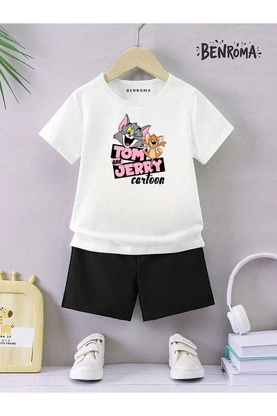 BENROMA Unisex Παιδικό Σετ Σορτς - Character Printed