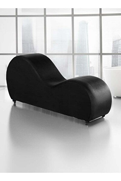 soufa dibaj كرسي استرخاء رومانسي صغير فاخر بنمط سادة من قماش المخمل - أسود - ...