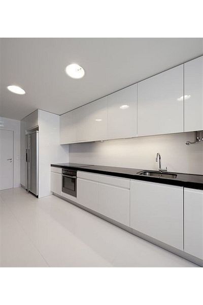 PROKA White Lacquer Kitchen Cabinet Covering Foil 32cm