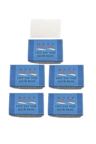 More For You Cilt Şapı Şap Taşı 5 Adet
