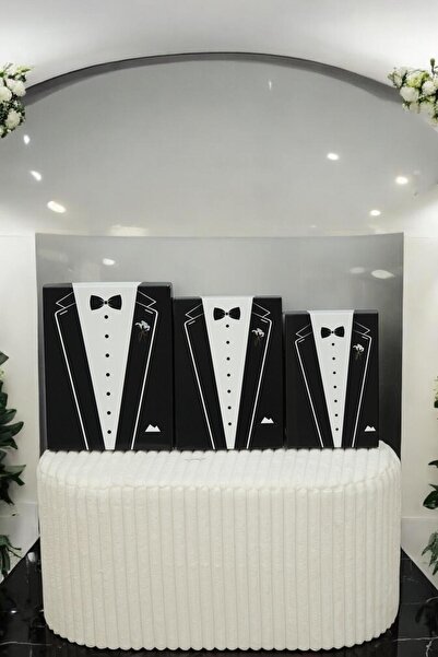 Kırçova Tekstil Şura Tren Damat Bohça Kutusu