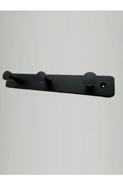 ardini Black Glare Mushroom - Triple Hanger Mat with Adhesive and Screws