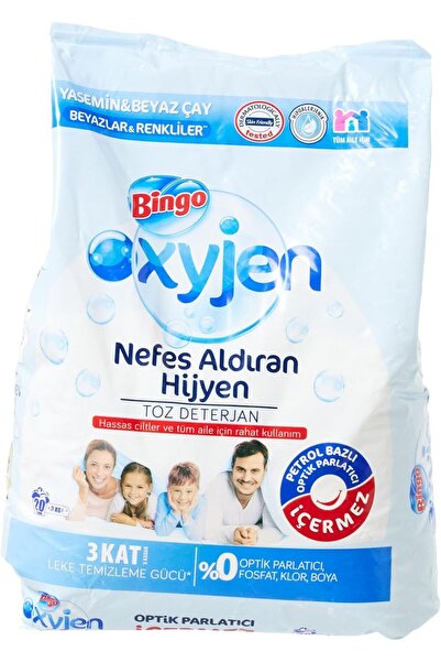 Bingo Oxyjen Toz Deterjan 3 Kg-