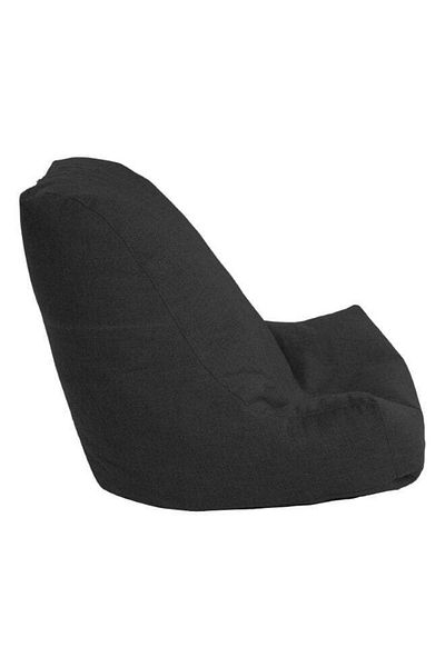 House One Linen Bean Bag Chair with Filing EPS beads 70x70x90 cm - Dark Grey