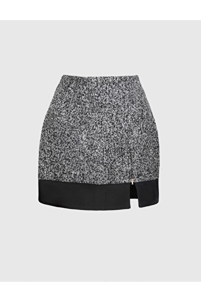 İLVİ Malinalco Kadın Gri Etek