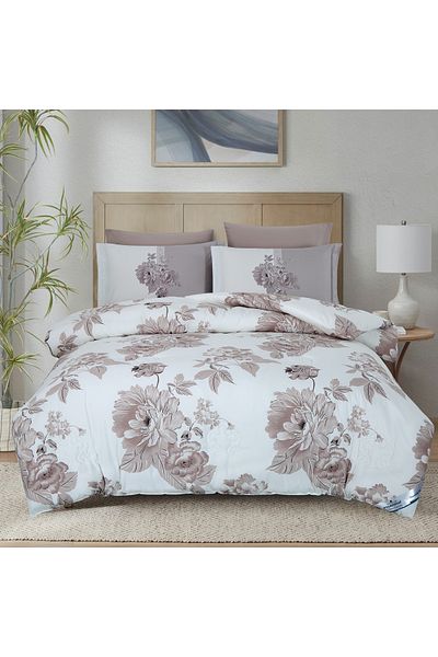 Donetella Printed Bedding Comforter Set, 4 Pcs Single Size Fits 170x230 Cms