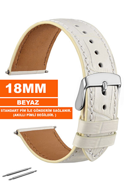 Trendburada 18mm Fossil-Welder-Wesse-Casio-Armani-Omega-Seiko-Tissot Leather ...