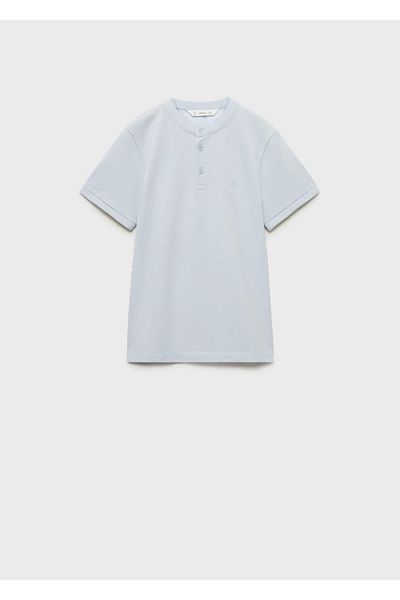 MANGO Kids Tricou polo cu guler judecător