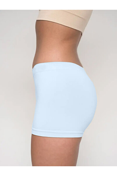 MİSTİRİK Moncorno Model Flexible Fabric Comfortable Sports Corset Light Blue Color03