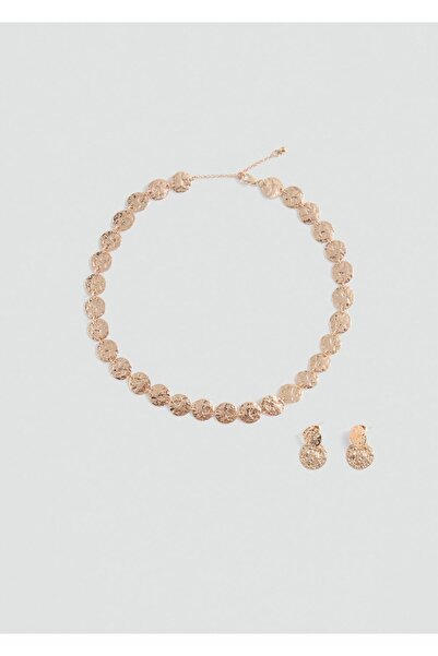 Mango Teen Σετ κολιέ και σκουλαρίκια