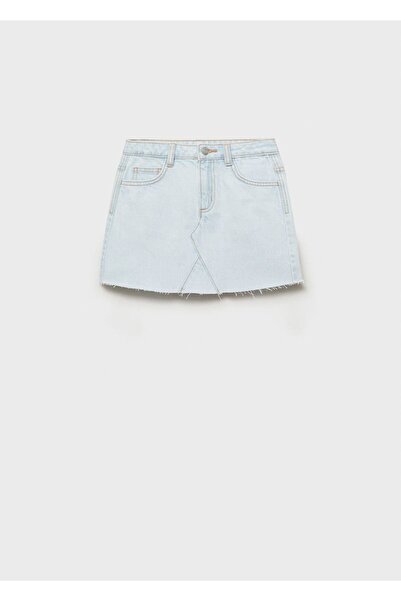 MANGO Kids Denim mini etek