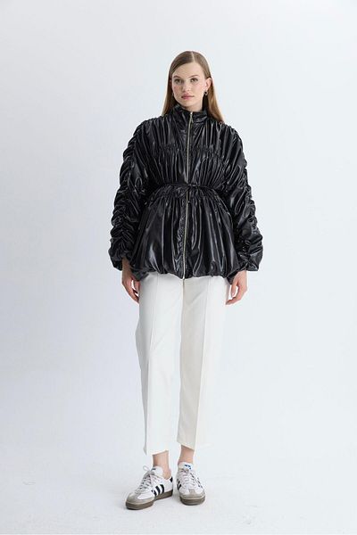 Ahel Tasarım Luna Gathered Raincoat